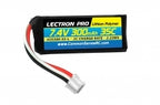Lectron Pro 7.4V 300mAh 35C Lipo Battery with UMX Connector - Iron City RC Hobbies