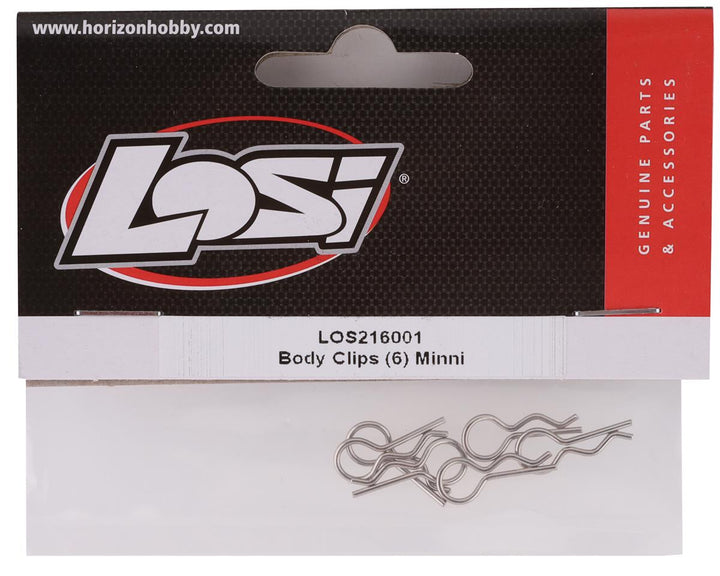 Losi Mini-T 2.0 Body Clips (6) - Iron City RC Hobbies