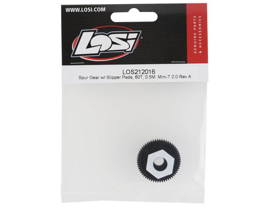 Losi Mini-T 2.0 Spur Gear w/Slipper Pads (60T) - Iron City RC Hobbies