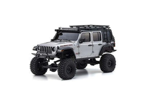 Kyosho MINI-Z 4×4 Series Ready set JeepⓇ Wrangler Unlimited Rubicon w/acc. Billet Silver Metallic - Iron City RC Hobbies
