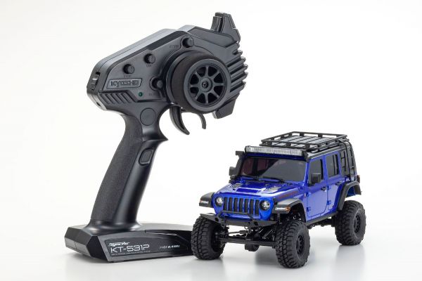 Kyosho MINI-Z 4×4 Series Ready set JeepⓇ Wrangler Unlimited Rubicon Ocean Blue Metallic