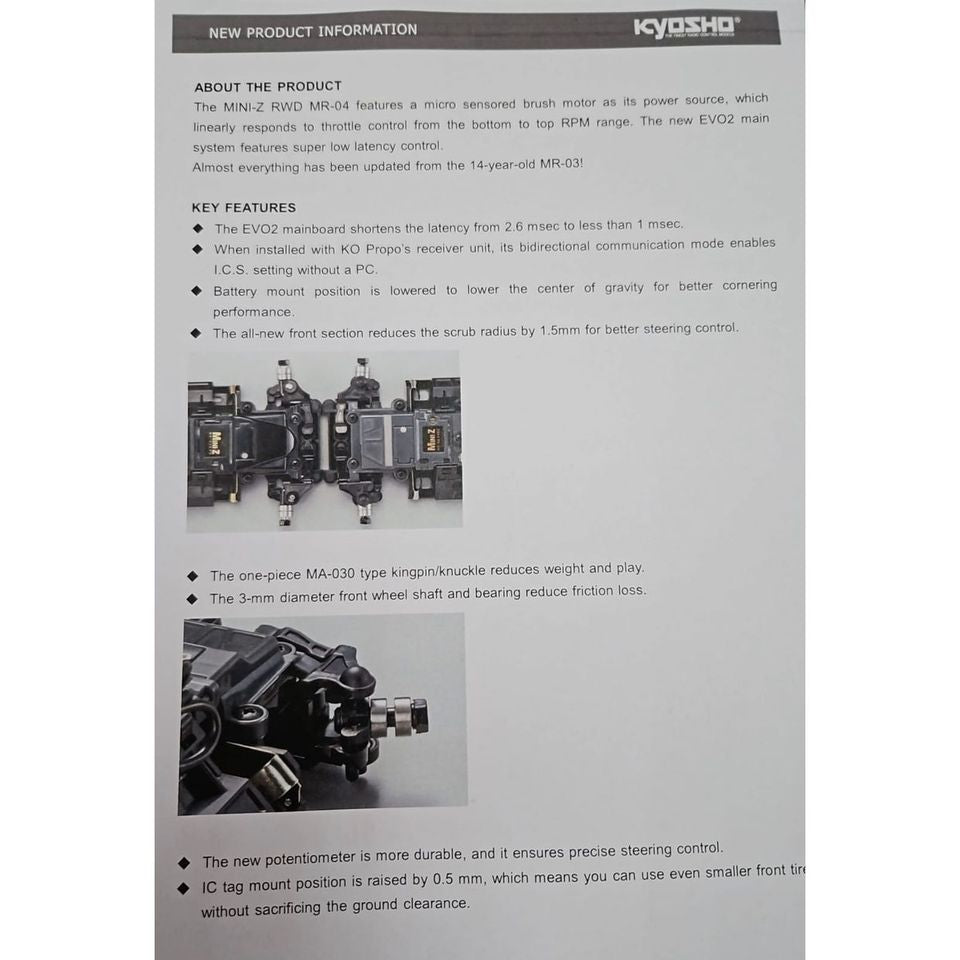 Kyosho Mini-Z MR04 - Iron City RC Hobbies