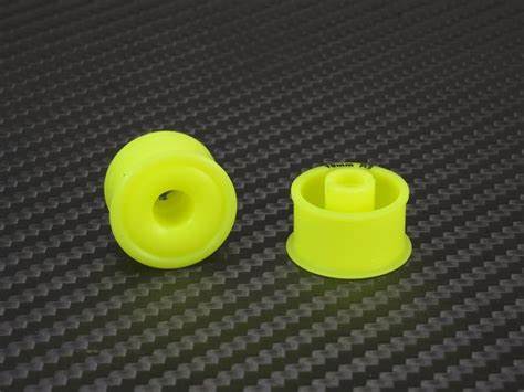 PN Racing Mini-Z 2WD Machine Delrin Cut Yellow Formula Flanged Wheel R0