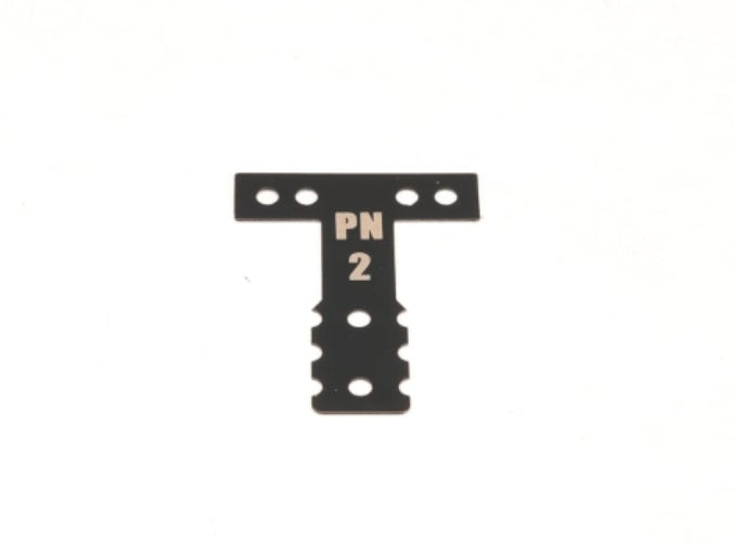PN Racing Mini-Z MR03/MR04 MM Spring Steel T-Plate (Black) - Iron City RC Hobbies