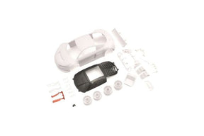 Audi R8LMS Night-R WhiteBodySet w/Wheel - Iron City RC Hobbies