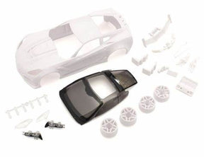 Kyosho Mini-Z CORVETTE ZR1 White Body Set w/Wheel - Iron City RC Hobbies