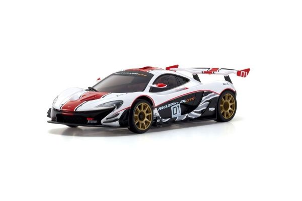Kyosho ASC MR03W-MM McLaren P1™ GTR White/Red - Iron City RC Hobbies