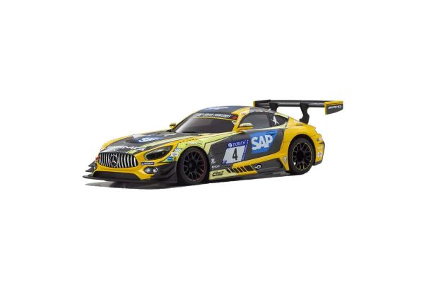 kyosho MR03W-MM Mercedes-AMG GT3 Yellow/Black - Iron City RC Hobbies