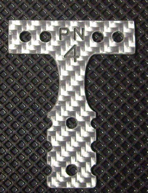PN Racing Mini-Z MR03 MM Silver Carbon T-Plate #4