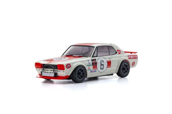 Kyosho ASC MA-020 NISSAN SKYLINE 2000GT-R (KPGC10) Racing 1972 #6 Red - Iron City RC Hobbies