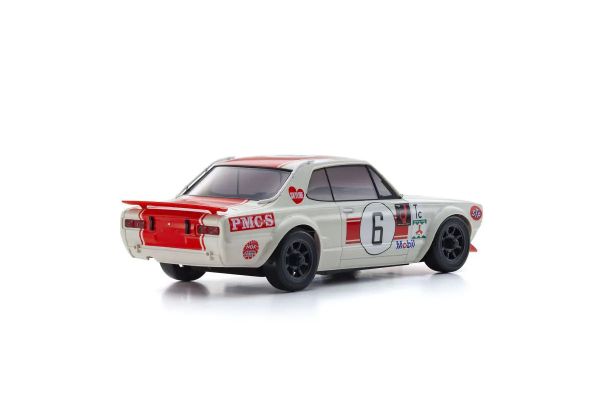 Kyosho ASC MA-020 NISSAN SKYLINE 2000GT-R (KPGC10) Racing 1972 #6 Red - Iron City RC Hobbies