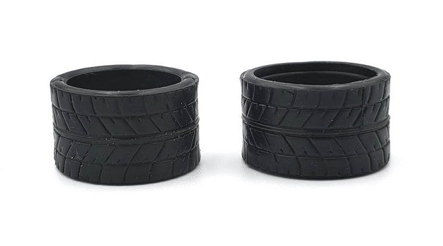 Marka V1 Mini-Z RCP Rubber Rear Tire Radial 20° - Hard - 14mm (2Pcs) Marka