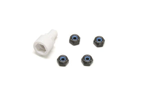 Kyosho Color Nylon Nut Black MZW13BK - Iron City RC Hobbies