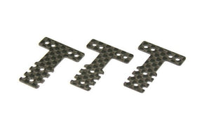 Kyosho Carbon Rear Suspension Plate (Soft/MM/LM/MM2/3pcs) - Iron City RC Hobbies