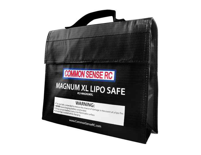 Common Sense Magnum XL Lipo Safe Charging / Storage Bag - Iron City RC Hobbies