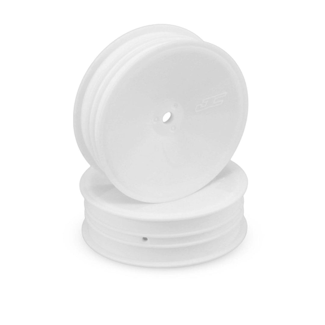 JConcepts Mono Slim Front 2.2 Wheel, White (4): B5M, RB6 - Iron City RC Hobbies