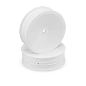 JConcepts Mono Slim Front 2.2 Wheel, White (4): B5M, RB6 - Iron City RC Hobbies
