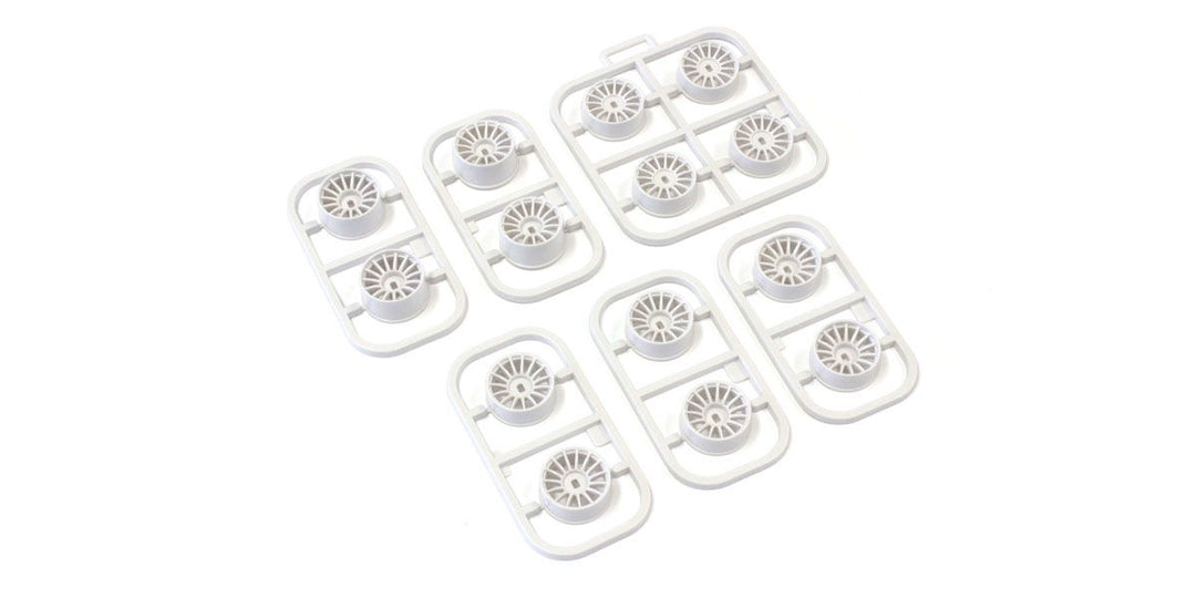 Kyosho Multi Offset Wheel Set(White/AWD/14pcs.) - Iron City RC Hobbies