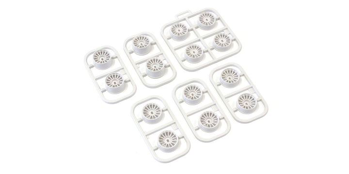 Kyosho Multi Offset Wheel Set(White/AWD/14pcs.) - Iron City RC Hobbies