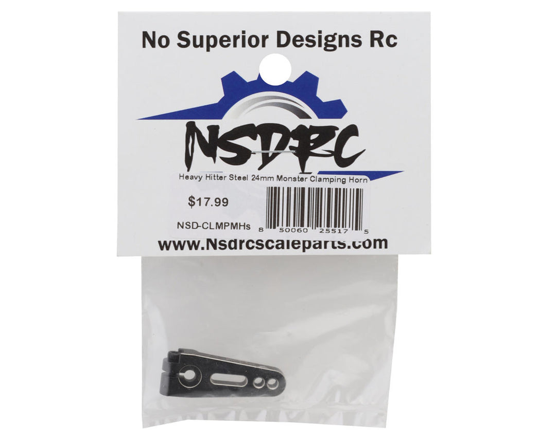 No Superior Designs RC Heavy Hitter Steel Clamping Monster Servo Horn (25T) (24mm)