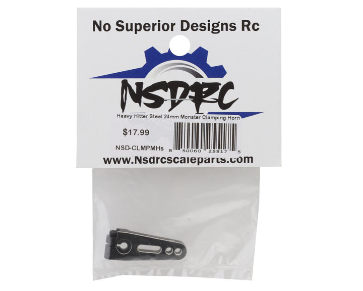 No Superior Designs RC Heavy Hitter Steel Clamping Monster Servo Horn (25T) (24mm)