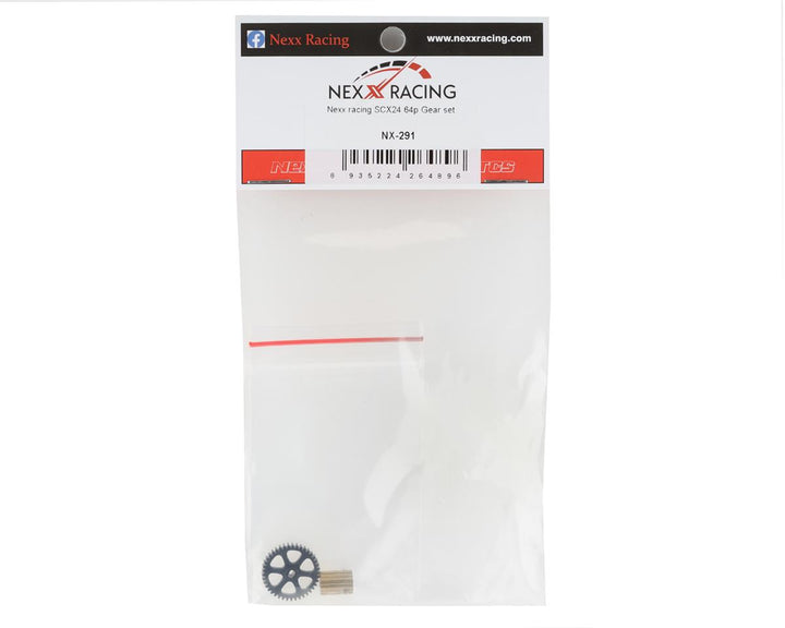 NEXX Racing Axial SCX24 64p Pinion & Spur Gear Set