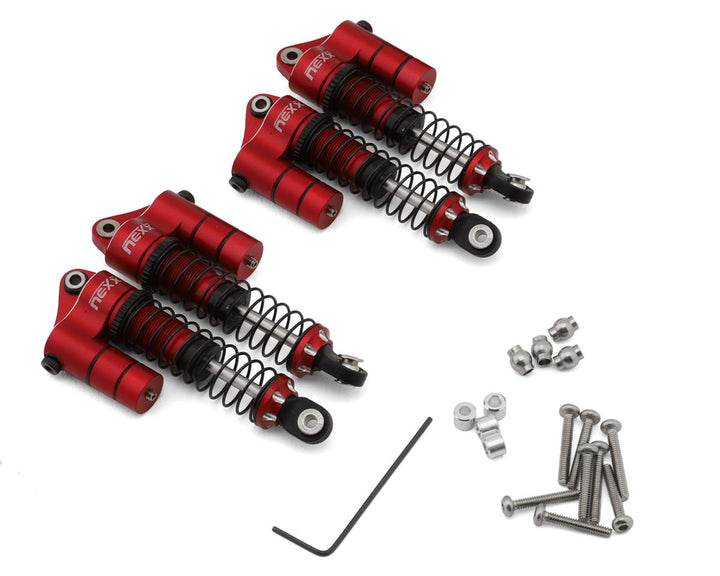 NEXX Racing Redcat Ascent18 Reservoir Aluminum Oil Shocks (4 Pack) (53mm)