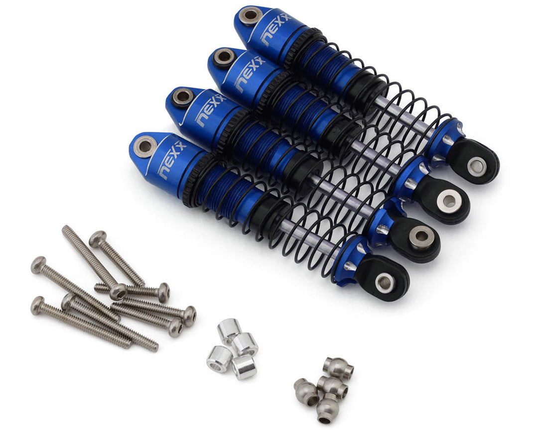 NEXX Racing Redcat Ascent18 53mm Oil-Filled Shocks (Blue) (4) - Iron City RC Hobbies