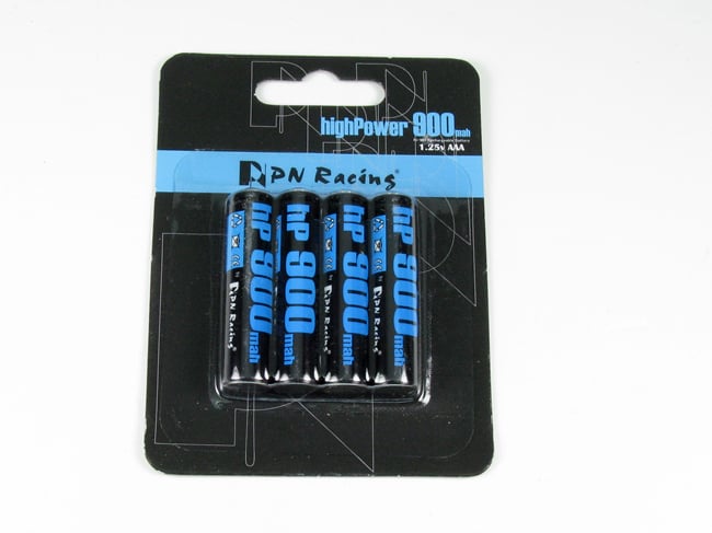 PN Racing High Power 900mah Ni-MH Rechargeable AAA Battery (4pcs - Iron City RC Hobbies