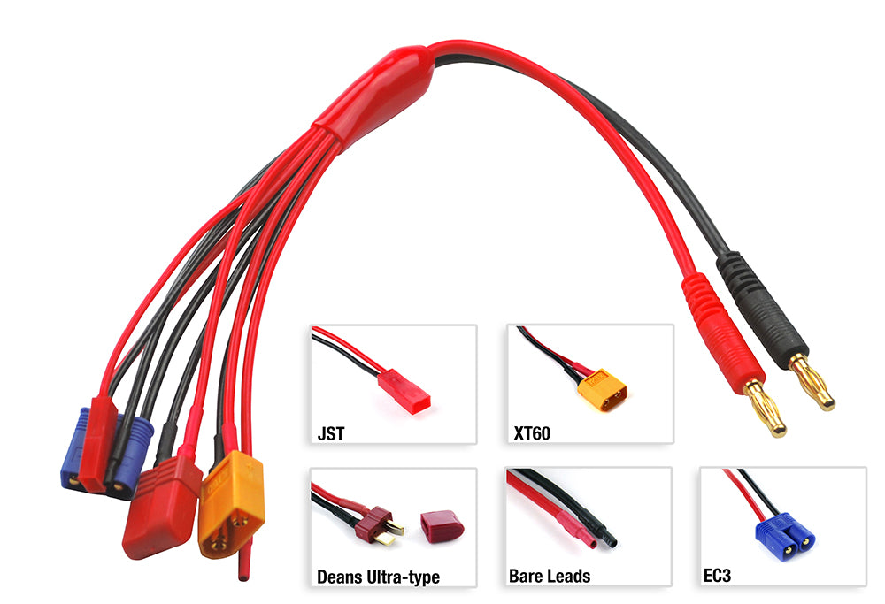 Common Sense "Octopus" v2 - 5-in-1 Charging Adapter - Iron City RC Hobbies