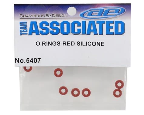 Associated O-Rings, Red Silicone - Iron City RC Hobbies