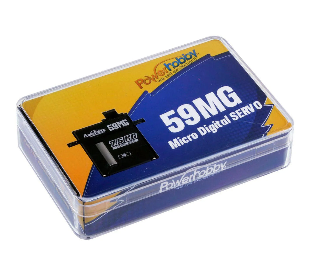 Powerhobby 59MG Aluminum Digital Micro UPGRADE Servo AXIAL SCX10.3 / RYFT - Iron City RC Hobbies