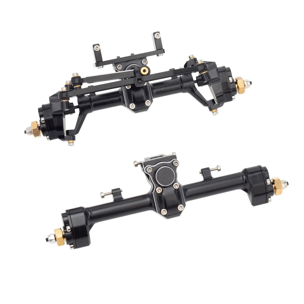 Powerhobby Front and Rear Portal Axles Housing Axial SCX24 C10 Jeep Bronco