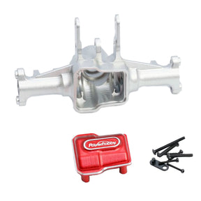 PowerHobby Aluminum Front Axle Housing Silver Traxxas TRX-4M - Iron City RC Hobbies