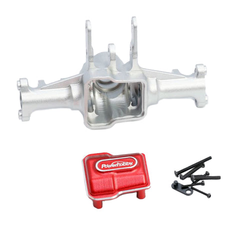PowerHobby Aluminum Front Axle Housing Silver Traxxas TRX-4M - Iron City RC Hobbies