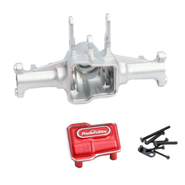 PowerHobby Aluminum Front Axle Housing Silver Traxxas TRX-4M - Iron City RC Hobbies