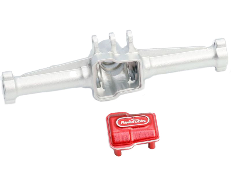 Power Hobby Aluminum Rear Axle Housing Silver TRX-4M - Iron City RC Hobbies