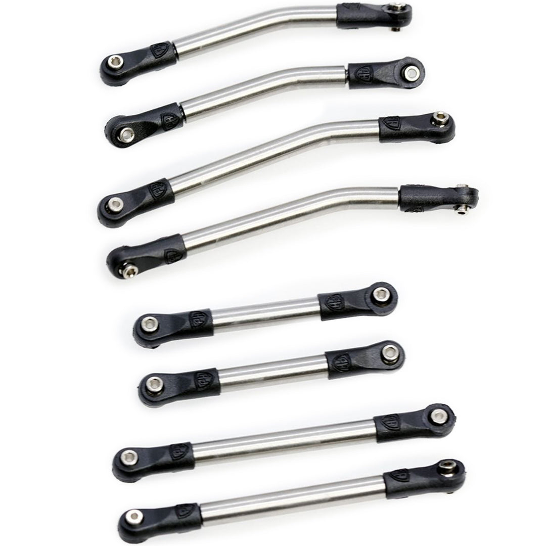 PowerHobby 8pc Stainless Steel High Clearance Links Set, Axial SCX24 Gladiator