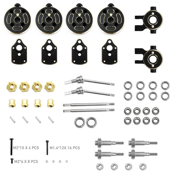 Power Hobby Brass Front / Rear Portals, for Traxxas TRX-4M - Iron City RC Hobbies