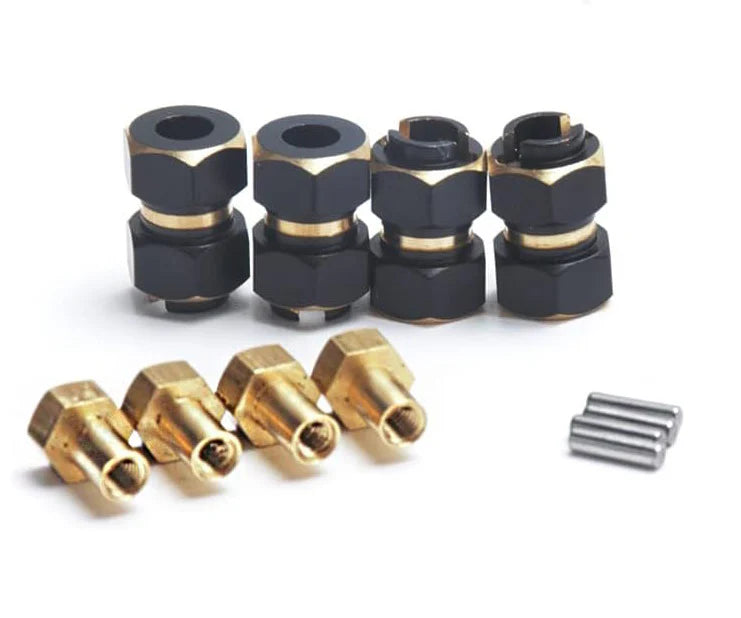 Powerhobby Brass Extended Couplers FOR Traxxas TRX-4M Ford Bronco - Iron City RC Hobbies