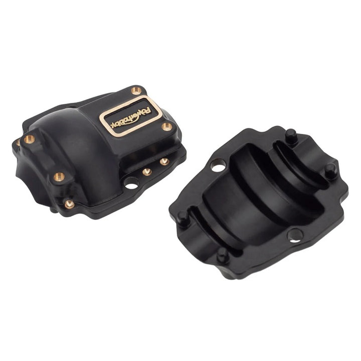 Power Hobby Brass Front + Rear Diff Covers for 1/18 Redcat Ascent-18 - Iron City RC Hobbies