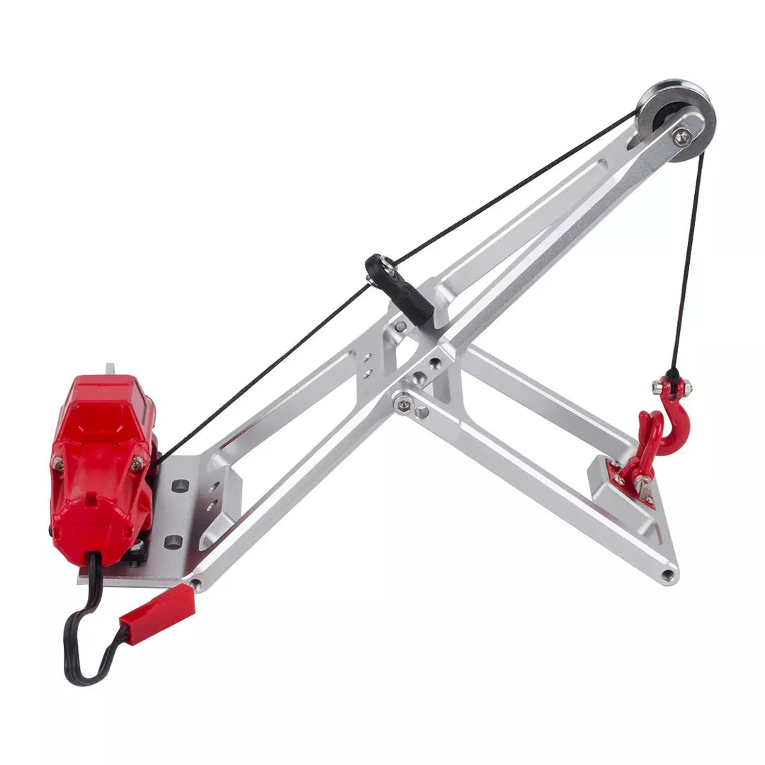 Powerhobby 1/10 1/0 Crawler Servo Winch Double Stent Rescue Tow Truck Crane Arm Wrecker kit Silver