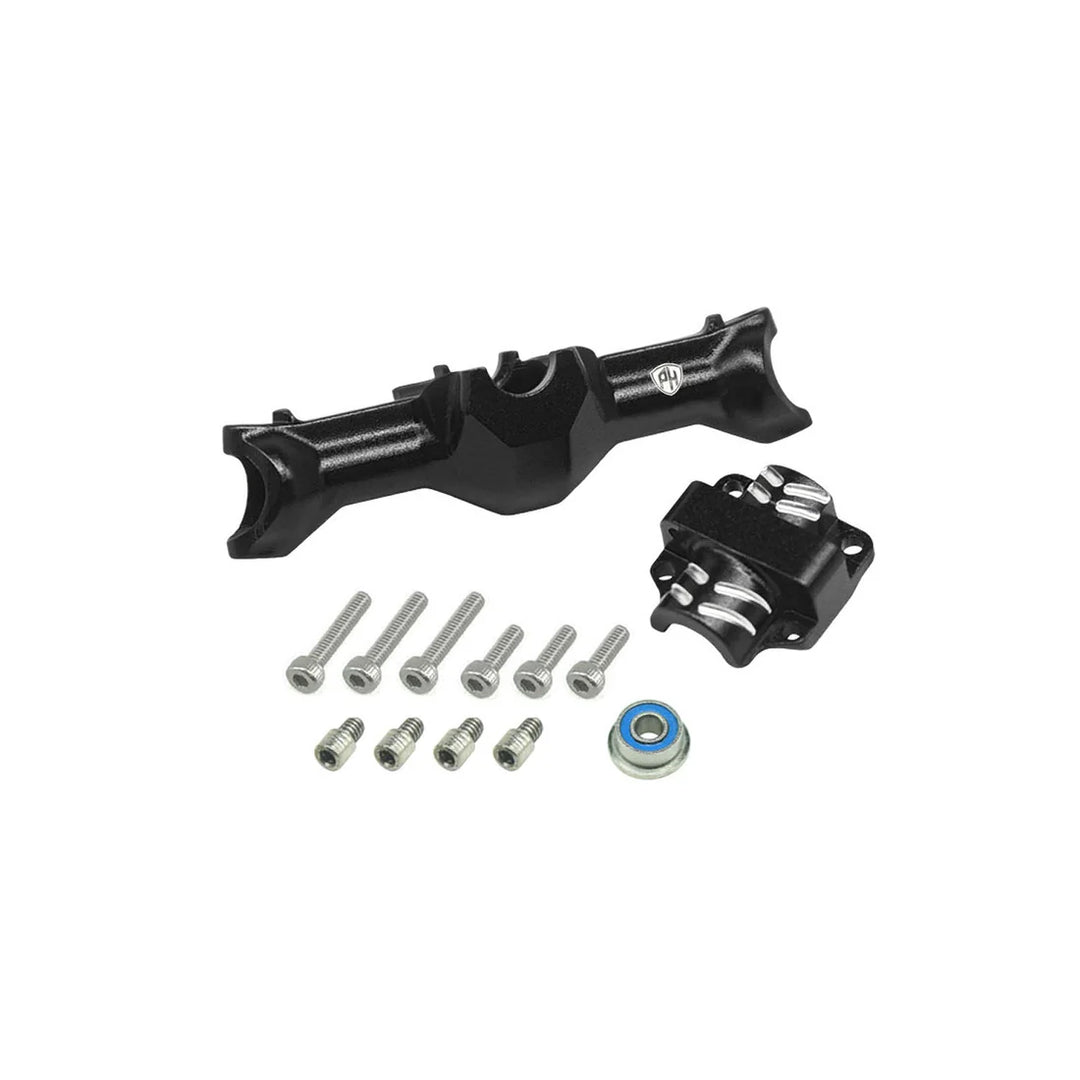 Powerhobby Aluminum Axle w Cover Black Axial SCX30 (Choose Style)