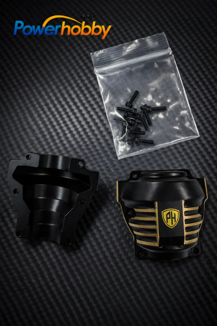 Powerhobby 1/10 Redcat Ascent Brass Differential Covers (2)