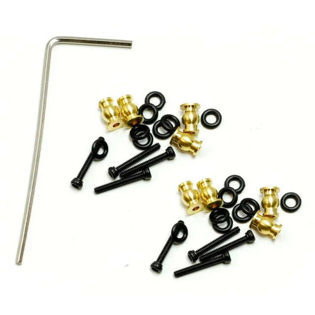 Powerhobby Brass High Clearance Chassis Links, for Axial SCX24 Jeep / Gladiator - Iron City RC Hobbies
