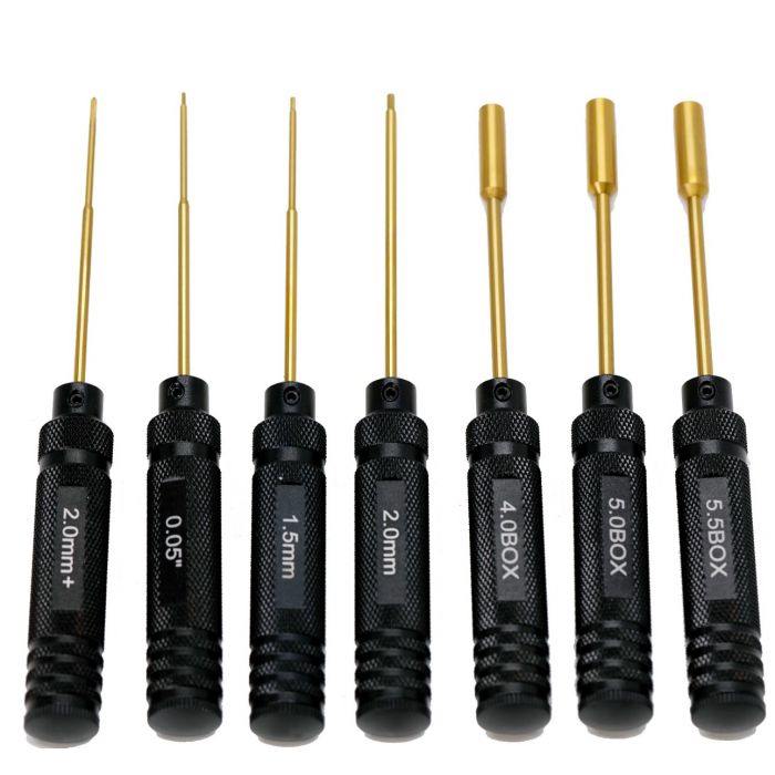PowerHobby TRX-4M Tool kit Nut Drivers 4 / 5 / 6mm Hex, 0.05 / 1.5 / 2.0 Hex - Iron City RC Hobbies