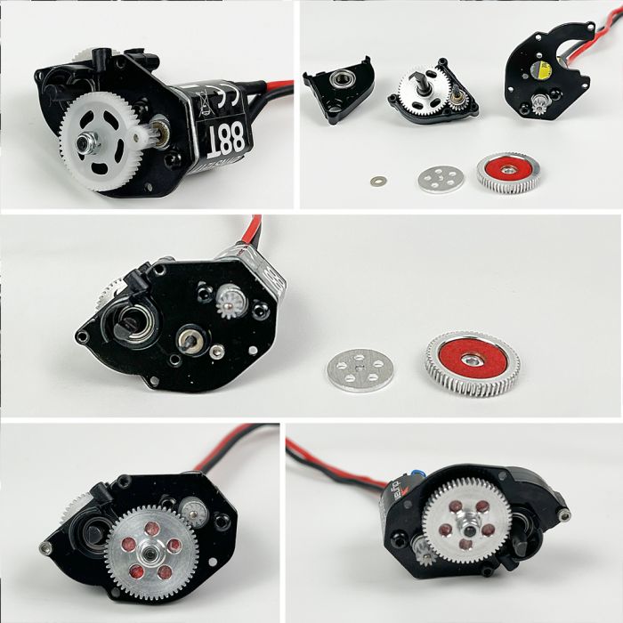 Powerhobby Axial SCX24 C10 Deadbolt Jeep Bronco Transmission Gearbox Gears - Iron City RC Hobbies