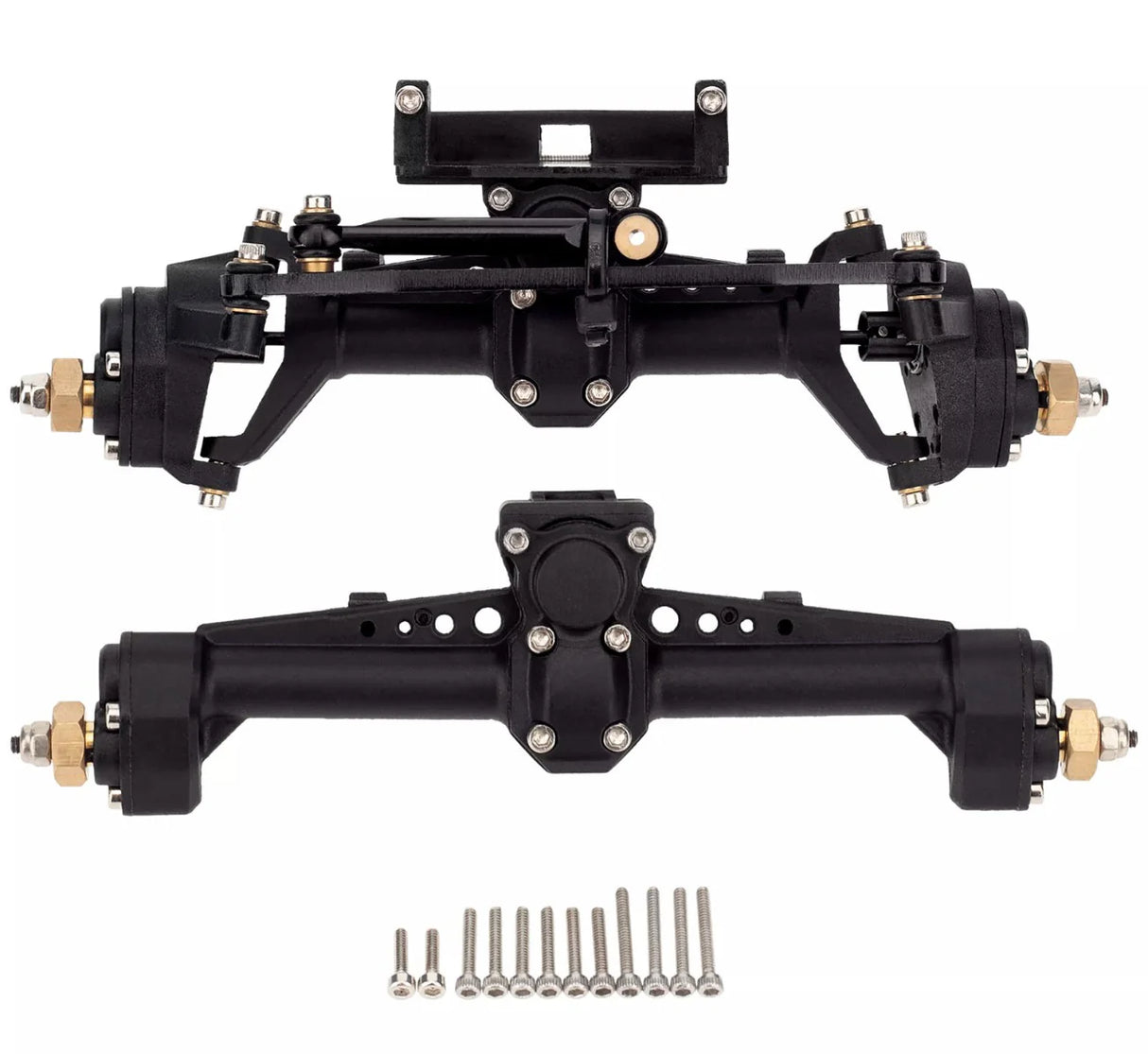 Powerhobby Axial SCX24 Front Rear Portal Axle Jeep C10 Bronco Deadbolt Crawler