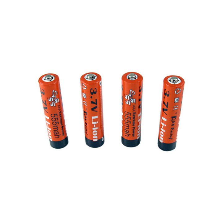 PN Racing Extreme Power 555mah Li-Ion 3.7V Rechargeable AAA Battery (4pcs) - Iron City RC Hobbies