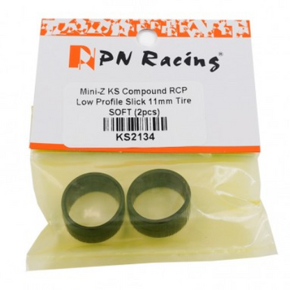 PN Racing Mini-Z KS Compound Low Profile Slick 11mm Tire SOFT (KS2134)